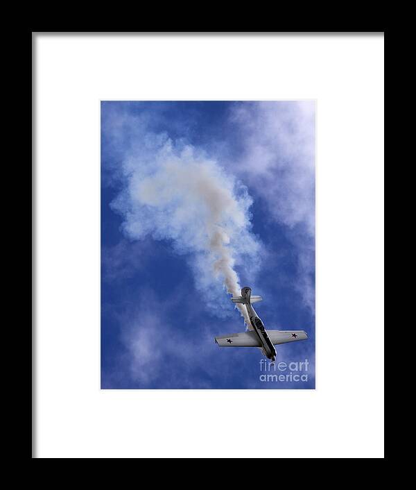 Airshow Framed Print featuring the photograph Down #1 by Ang El
