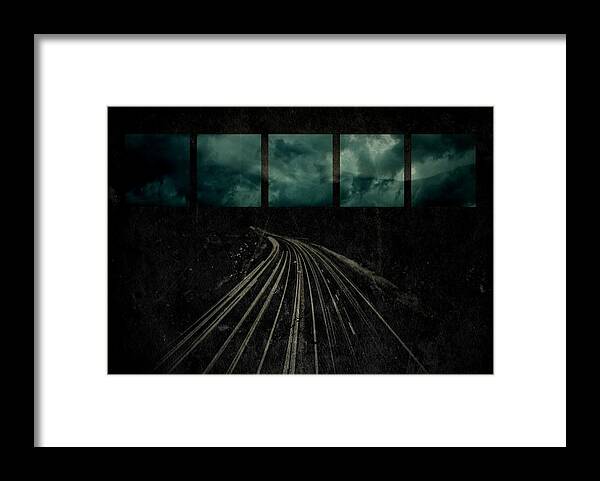 Roads Framed Print featuring the photograph Drifting #1 by Mark Ross