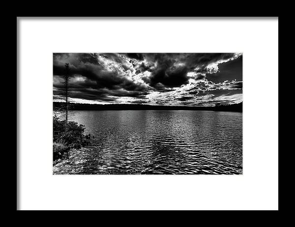 Early Evening At Nicks Lake Framed Print featuring the photograph Early Evening at Nicks Lake #1 by David Patterson