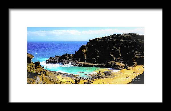 Eternity Framed Print featuring the photograph Eternity Beach - Oahu, Hawaii by D Davila