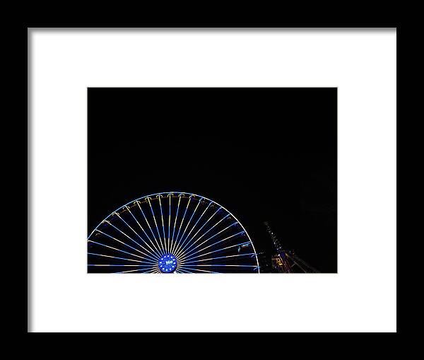 Architecture Framed Print featuring the photograph Roda Gigante #2 by Cesar Vieira