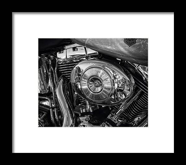 Harley Framed Print featuring the photograph Fatboy #1 by Patricia Stalter