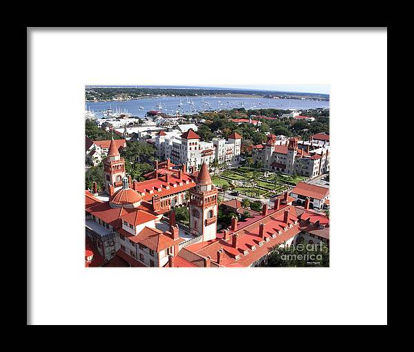 Flagler College Framed Print featuring the painting Flagler College #1 by Addison Fitzgerald