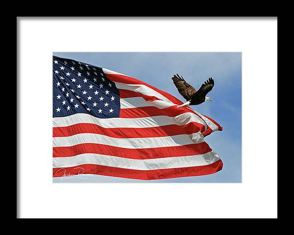 American Flag Framed Print featuring the photograph Freedom by Jackson Pearson