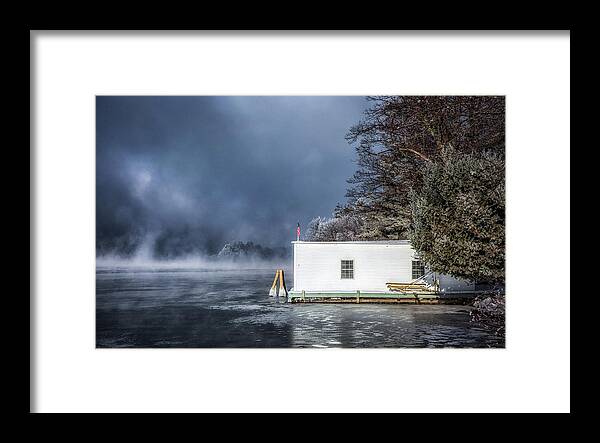 Canon Framed Print featuring the photograph Frosty Morning #1 by Robert Clifford