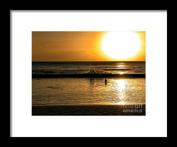 Hawaii Framed Print featuring the photograph Fun In the Sun #1 by Timothy Hacker