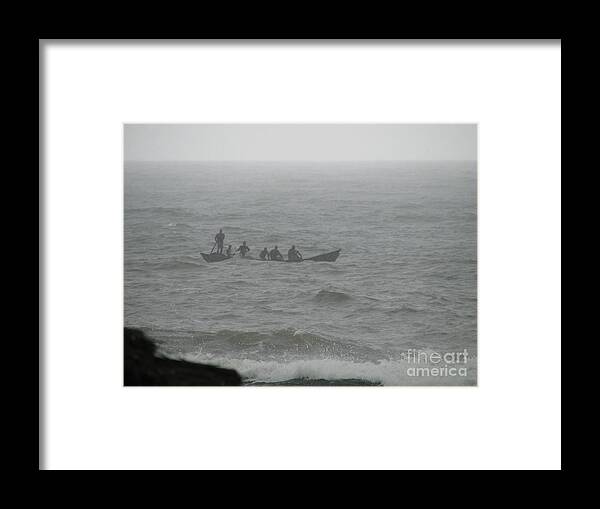 Ghana Framed Print featuring the photograph Ghana Fishermen #1 by Erik Falkensteen