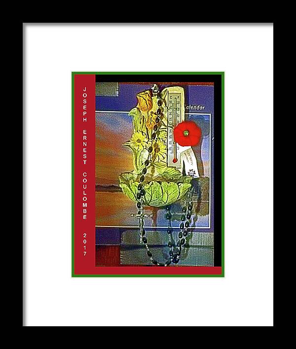 Rosary Framed Print featuring the digital art God Bless Our America by Joseph Coulombe