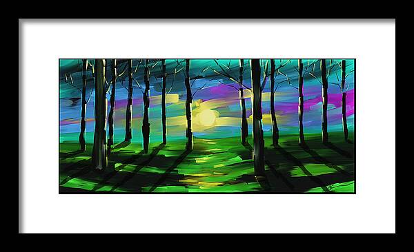 Sunshine Framed Print featuring the painting Good Morning Sunshine #1 by Steven Lebron Langston