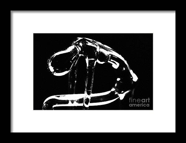 Black And White Framed Print featuring the photograph Grace 2 #1 by Eileen Gayle