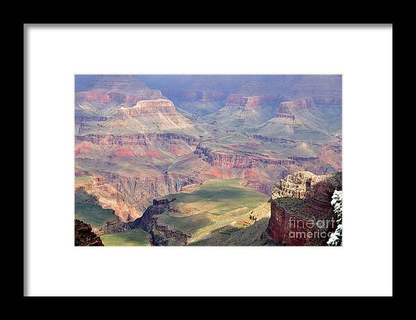 Vibrant Framed Print featuring the photograph Grand Canyon 2 by Debby Pueschel