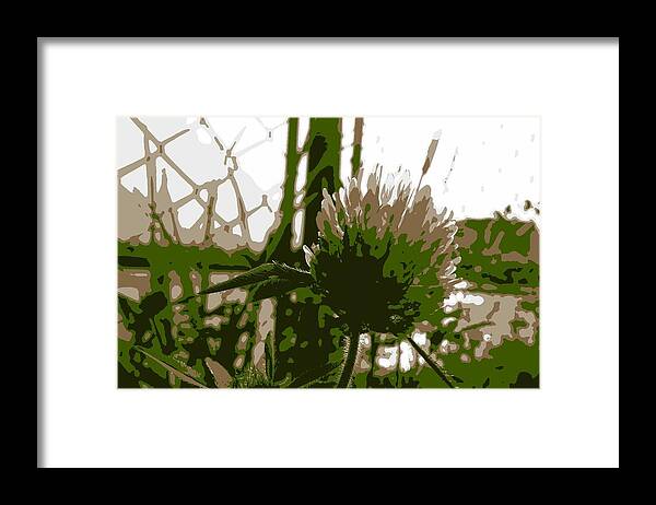 Plants Framed Print featuring the digital art Green #1 by Kumiko Izumi