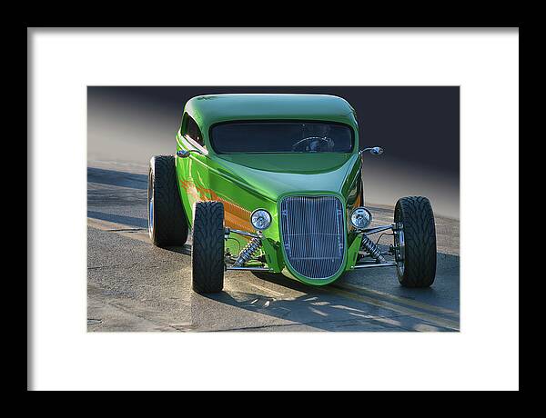 Ford Framed Print featuring the photograph Green Machine #1 by Bill Dutting