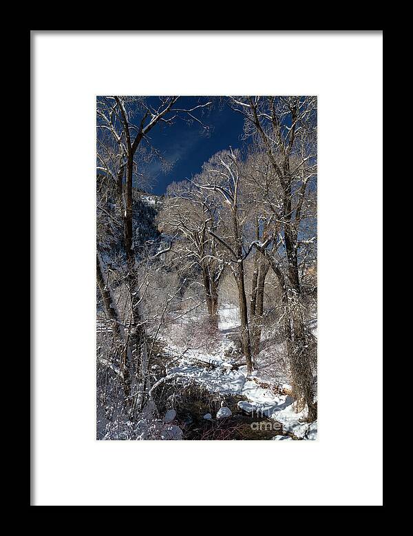 Glenwood Canyon Framed Print featuring the photograph Grizzly Creek #1 by Jim West