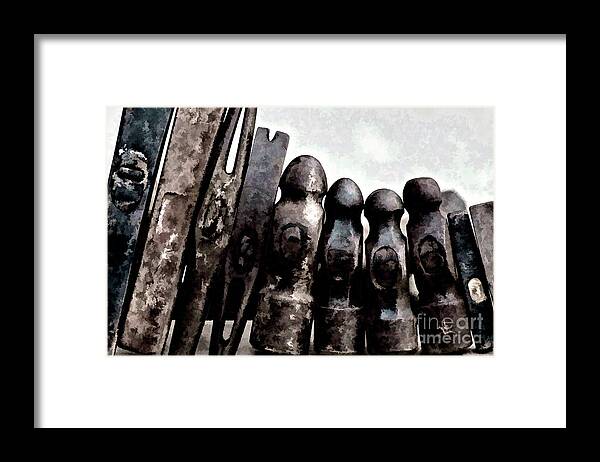 Hammers Framed Print featuring the photograph Hammer Heads #1 by Wilma Birdwell