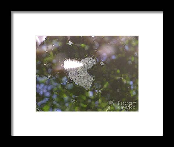 Heart Framed Print featuring the photograph heART bubbles #1 by Nora Boghossian