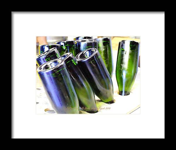 Henke Winery Sparkling Champagne Framed Print featuring the photograph Henke Winery Sparkling Champagne #1 by PJQandFriends Photography
