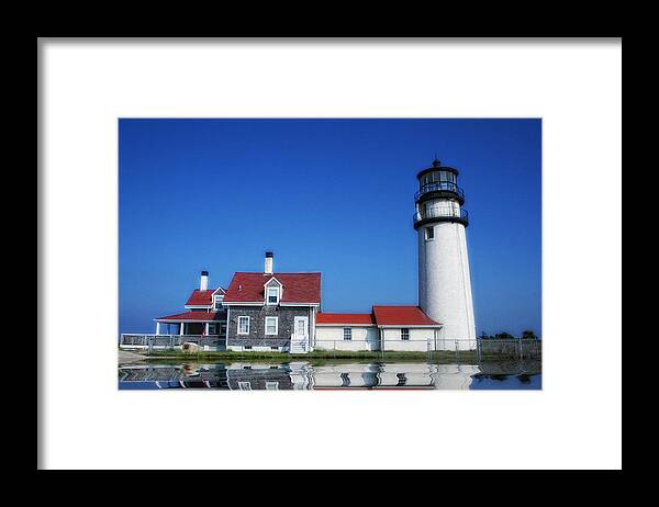 Lighthouse Framed Print featuring the photograph Highland Lighthouse #1 by Gina Cormier
