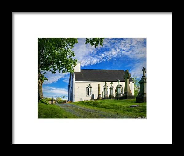 Cemetery Framed Print featuring the photograph Holy Cross Cemetery #1 by Ken Morris