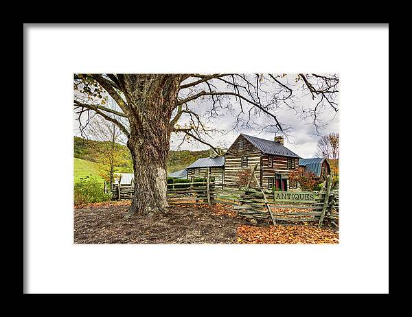 Homestead Antique Framed Print featuring the photograph Homestead Sam Snead Antique Store by Norma Brandsberg