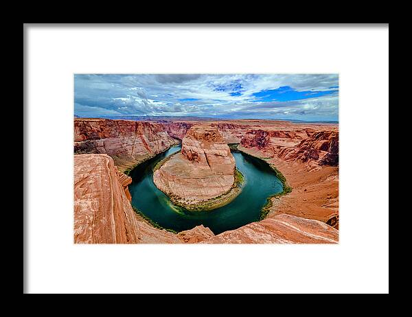 Arizona Framed Print featuring the photograph Horseshoe Bend #1 by Steve Snyder