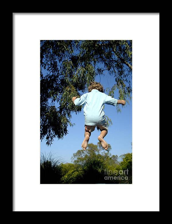  Framed Print featuring the photograph I Can Fly #1 by Marc Bittan