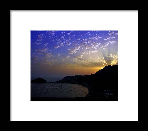 Sunset Framed Print featuring the photograph Ischia Awakens by Patrick Witz