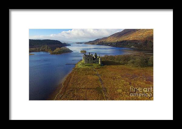 Mountains Framed Print featuring the photograph Kilchurn Castle #2 by David Grant