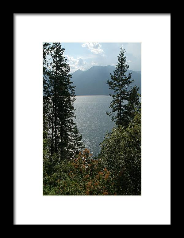 Pixels Framed Print featuring the photograph Kootenay Lake, British Columbia. #1 by Rob Huntley