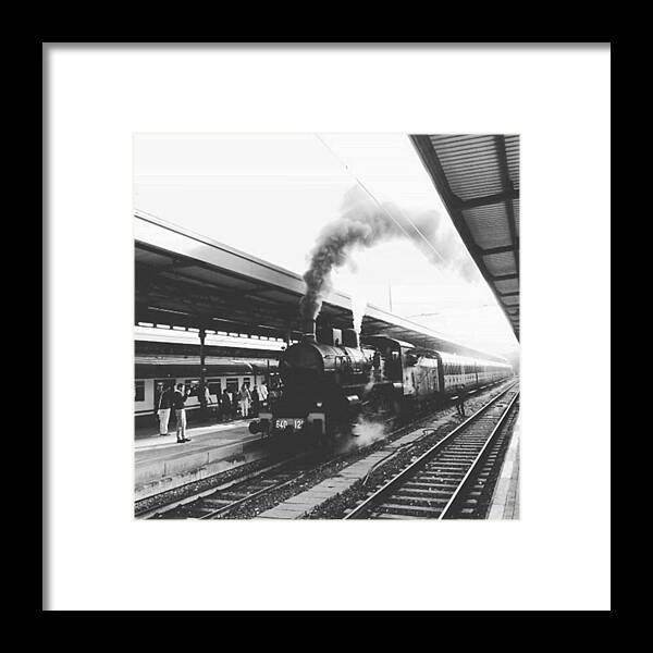 Beautiful Framed Print featuring the photograph La Storica Locomotiva A Vapore Del #1 by Shot Bythewindow