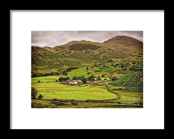 Fells Framed Print featuring the photograph Lake District Landscape #1 by Martyn Arnold