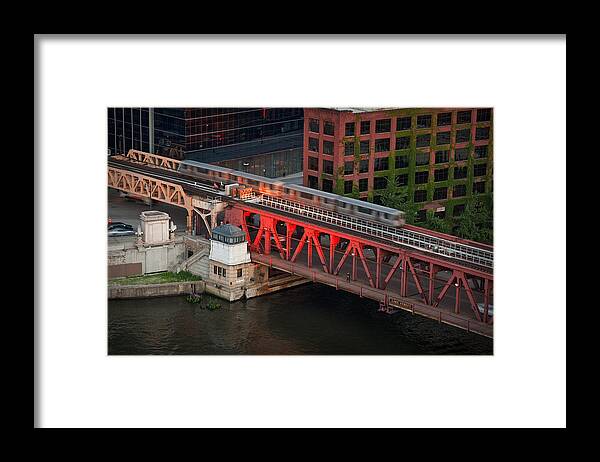 Chicago Framed Print featuring the photograph Lake Street Crossing Chicago River #1 by Steve Gadomski