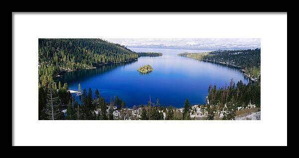 Photography Framed Print featuring the photograph Lake Tahoe, California #1 by Panoramic Images