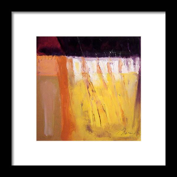 Landscape Framed Print featuring the painting Landscape Contempo No. 2 #1 by Richard Morin