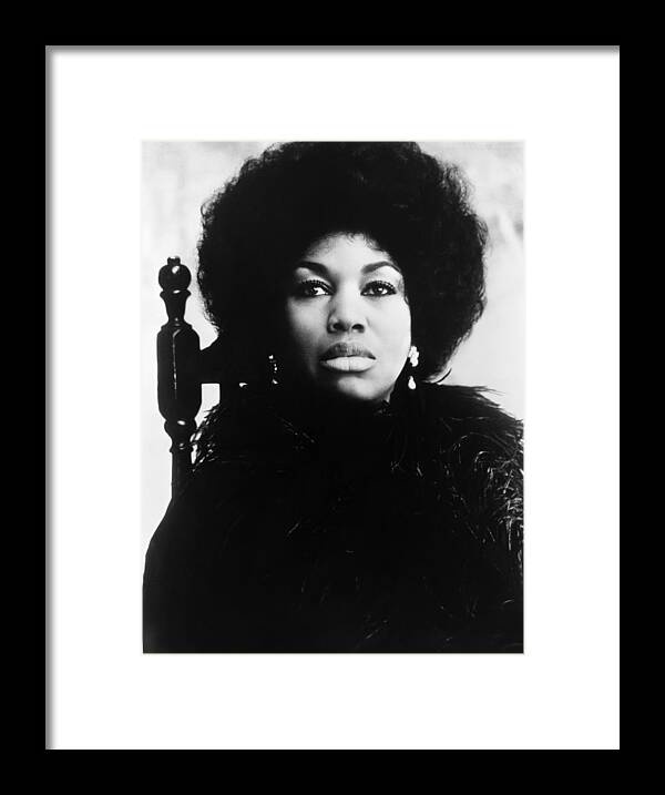 1970s Portraits Framed Print featuring the photograph Leontyne Price, American Opera Singer #1 by Everett