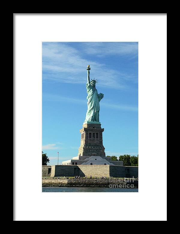 Statues Framed Print featuring the photograph Let Freedom Ring #1 by Cindy Manero