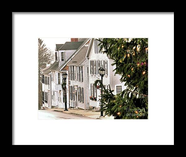 First Street Framed Print featuring the photograph Leyden Street by Janice Drew