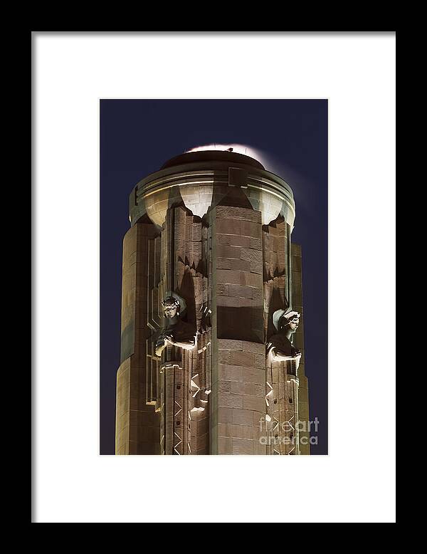 Liberty Memorial Framed Print featuring the photograph Liberty Memorial #1 by Dennis Hedberg