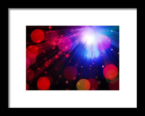 Light Framed Print featuring the photograph Light Burst-4 #1 by Steve Somerville