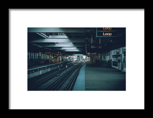 Chicago Framed Print featuring the photograph Lines to the Loop #2 by Nisah Cheatham