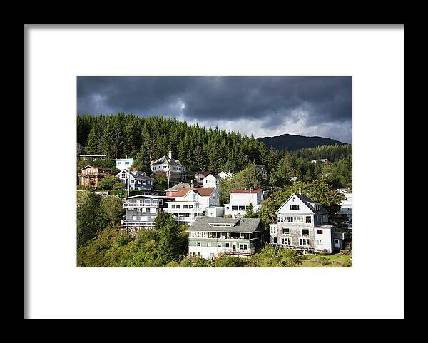 Nature Framed Print featuring the photograph Living in Alaska #1 by Ramunas Bruzas