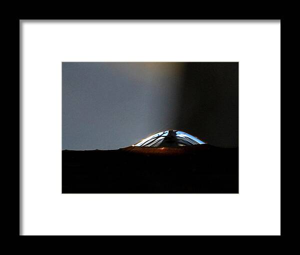 Raindrop Framed Print featuring the photograph Look Inside #1 by Marilynne Bull