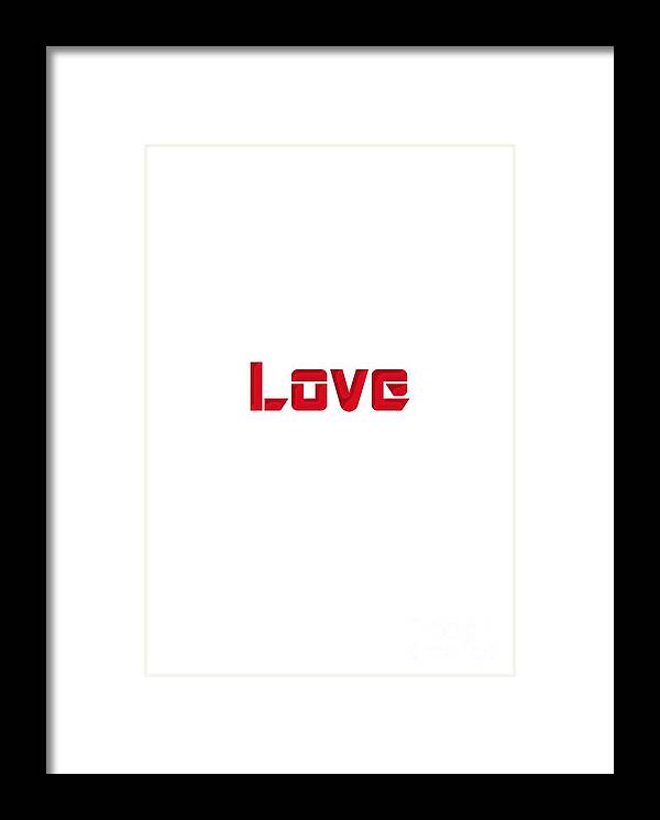 Love Framed Print featuring the photograph Love #1 by Mim White