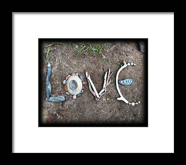 Love Framed Print featuring the photograph Love by Tanielle Childers