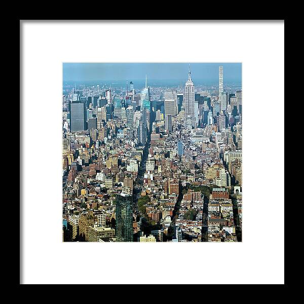 Lower Manhattan Framed Print featuring the photograph Lower Manhattan #1 by Mitch Cat