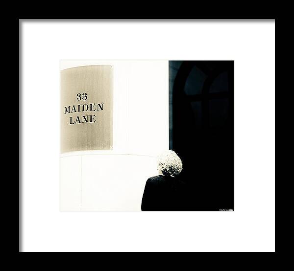 Nyc Framed Print featuring the photograph Maiden #1 by Mark Alesse