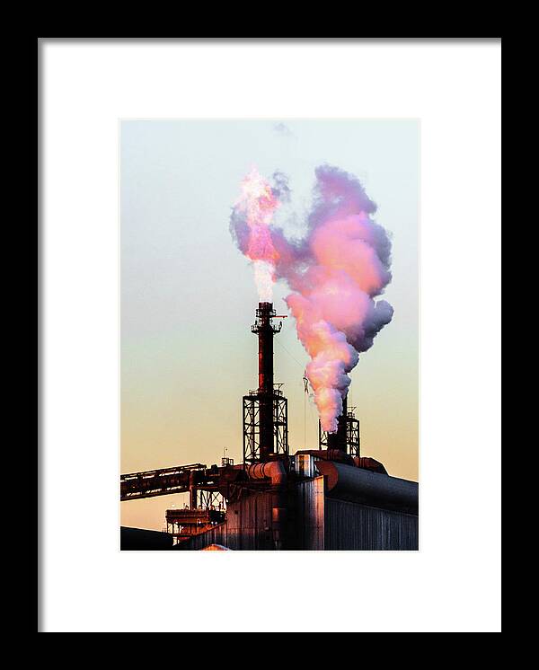 Buildings Framed Print featuring the photograph Making Steel #1 by Stewart Helberg