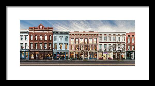 Charleston Framed Print featuring the photograph Meeting Street - Charleston, South Carolina #1 by Carl Amoth