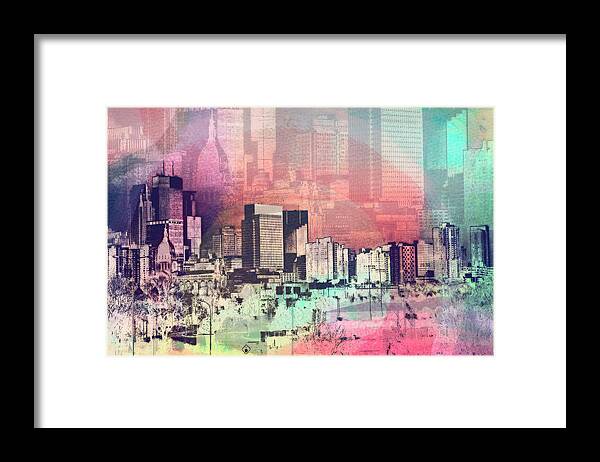 Mols. Framed Print featuring the photograph Minneapolis Skyline #1 by Susan Stone