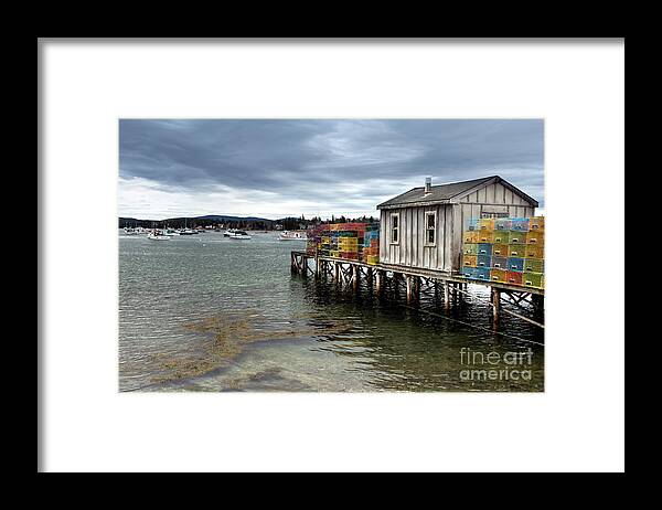 Maine Framed Print featuring the photograph Moody Harbor #2 by Karin Pinkham